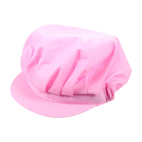 2St Roze Kookmuts Werkpet Unisex Elastisch Ademend Comfortabel Gebruik