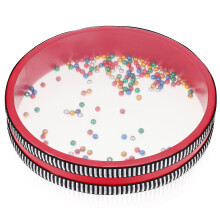 2Pcs Multi Color Ocean Drums with Metal Beads for Adults and Kids