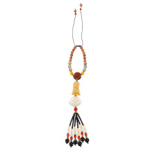 3St Boeddha Figuren Auto Decoratie Hanger in Mix Kleuren