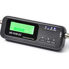 Signal Finder SH-100HD DVB-S Digitaler Satellitenfinder Tragbarer Satellitenfinder Messgeräte FreeSat-Programme