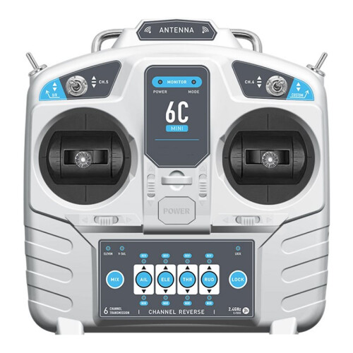 MC6C  V2 2.4G 6CH Controller Transmitter W/ Receiver Radio System for RC Airplane Drone Multirotor Helicopter Boat
