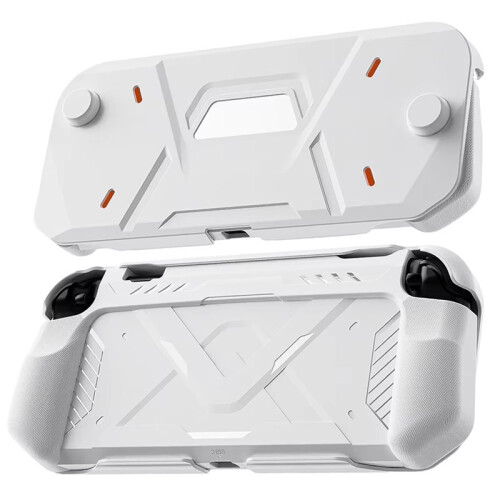 Protective Case for   2 Ergonomic Non-Slip Grip with Hard Front Cover Shock-Absorption Case White