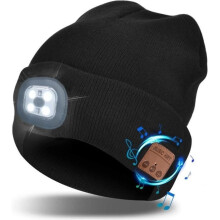 Bluetooth-muts - Niet gespecificeerd - Oplaadbaar - LED-lamp - Unisex - Winter