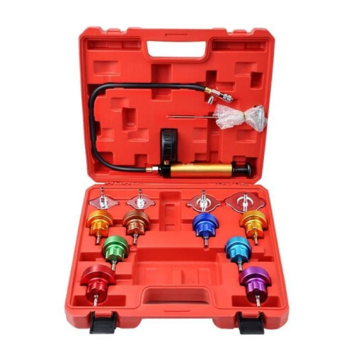 14pcs Car Water Leak Detector Auto Cooling System Tester