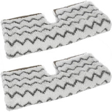 Shark Dirt Grip Pads [2 Pads] Compatible with Klik 'n' Flip S6001 and S6003 Steam Mops, White