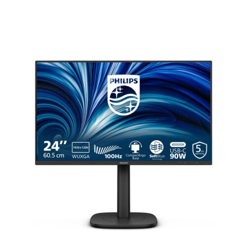 Philips Monitor - PHILIPS - 24B2U3301D/00 - 24.1" WUXGA - 100Hz - IPS Schwarz