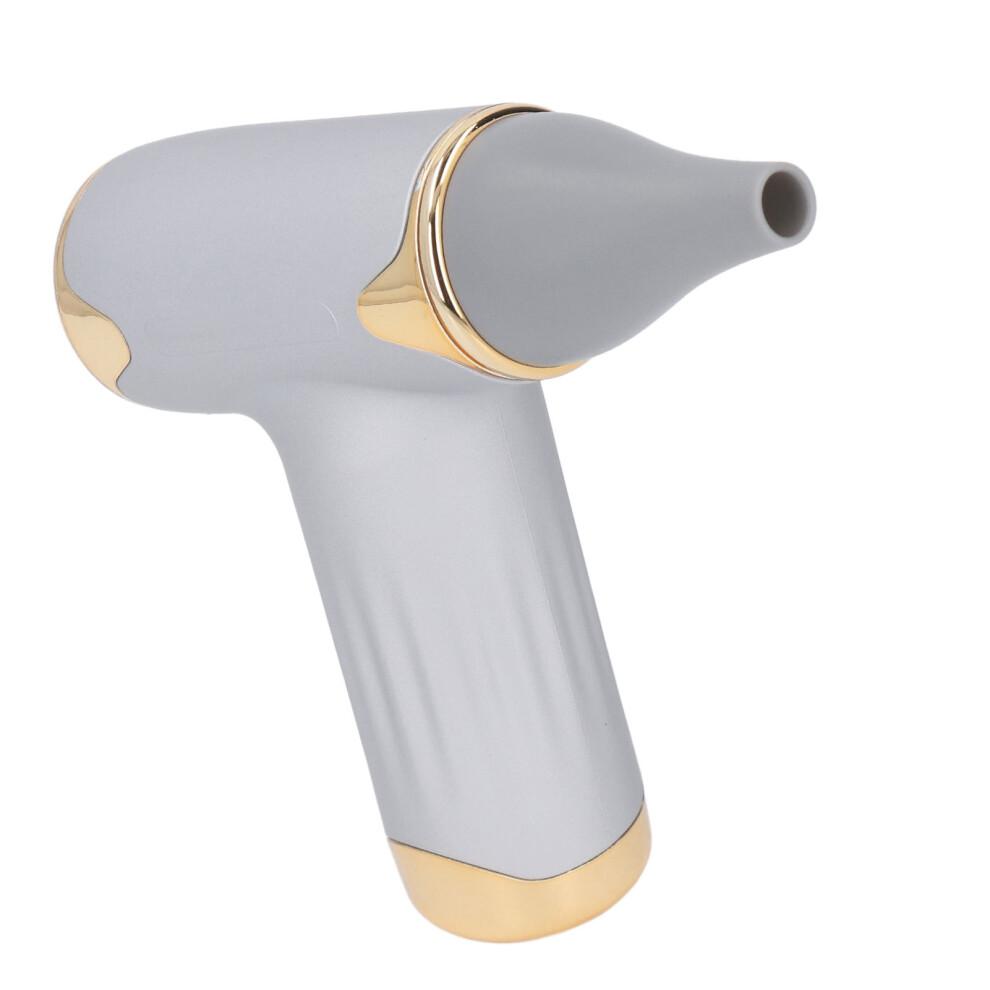 Silver 60W Handheld Blow Dryer, 4 Gears, 1100Mah Battery,