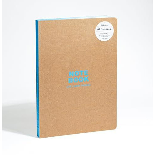 Kraft and Blue A4 Notebook Other Book