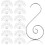 Christmas Ornament Hooks Metal S-Hooks 120 Pieces 1