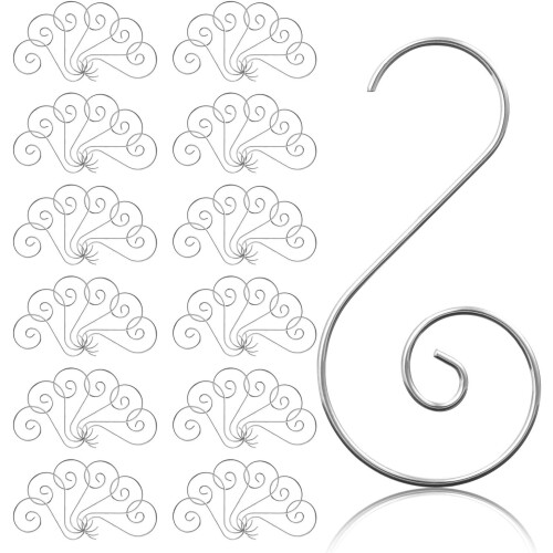 Christmas Ornament Hooks Metal S-Hooks 120 Pieces