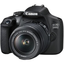 Canon EOS 2000D Digitale Spiegelreflexkamera 24,1 MP APS-C 1080p - 30 fps 3-fach optischer Zoom EF-S 18-55 mm IS II Objektive und…