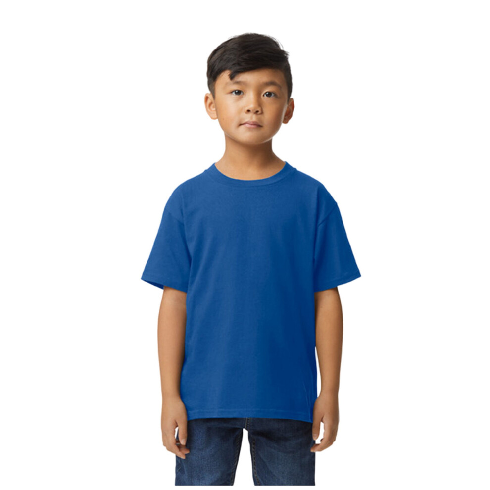 Gildan Childrens/Kids Softstyle Midweight Tubular T-Shirt Blue