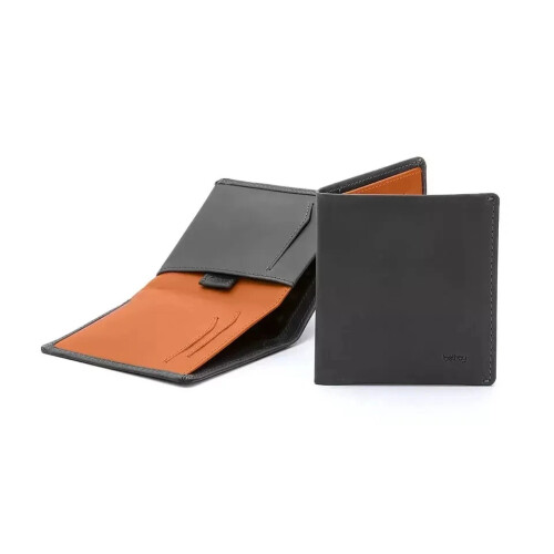 Bellroy Unisex Note Sleeve Leather Wallet - Charcoal Grey Minimal (Ex Display) 2