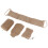 Jute Back Scrubber Kit – Concave Convex Exfoliating Bath Gift Pack 8