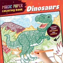 Magic Paper Coloring Book Dinosaurs by Natascha Pitz Paperback Book