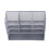Office Supplies Storage Tray Multi Compartment Desk Organizer With Drawer And Tilted Grid Design 2