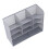 Office Supplies Storage Tray Multi Compartment Desk Organizer With Drawer And Tilted Grid Design 3