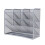 Office Supplies Storage Tray Multi Compartment Desk Organizer With Drawer And Tilted Grid Design 1