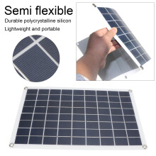 16W Semi-Flexible Solar USB Charger