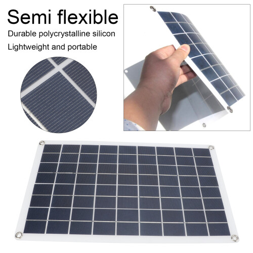 16W Semi-Flexible Solar USB Charger