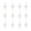 12 Pcs PE Single Way Check Valve 6mm Cold Resistant for Industry 2