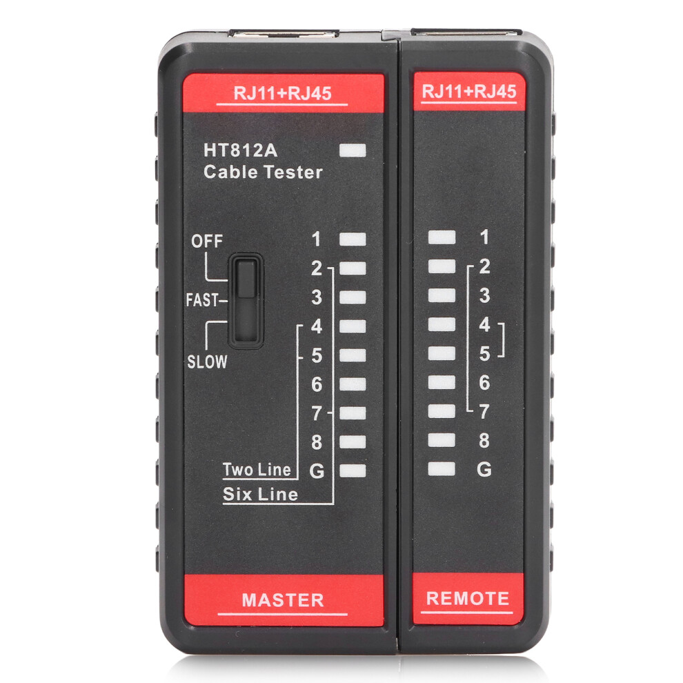 Cat5cable Checker Cat6cable Mapper Ethernet Cable Tester For Rj45rj11with Split Design Anti Burn Protection Utp Stp Compatibility Poe Testing 9551475381282