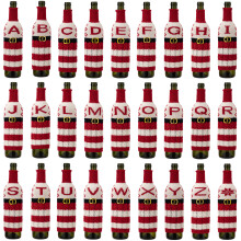 Decorative Knitted Wine Bottle Wraps 27PCS Knitted Wine Bottle