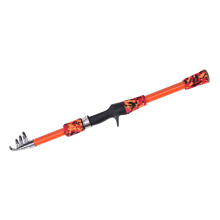 Kinder TeleskopANGELRUTE 165cm, Salzwasser, 4 Führungen, Blau/Orange/Grün