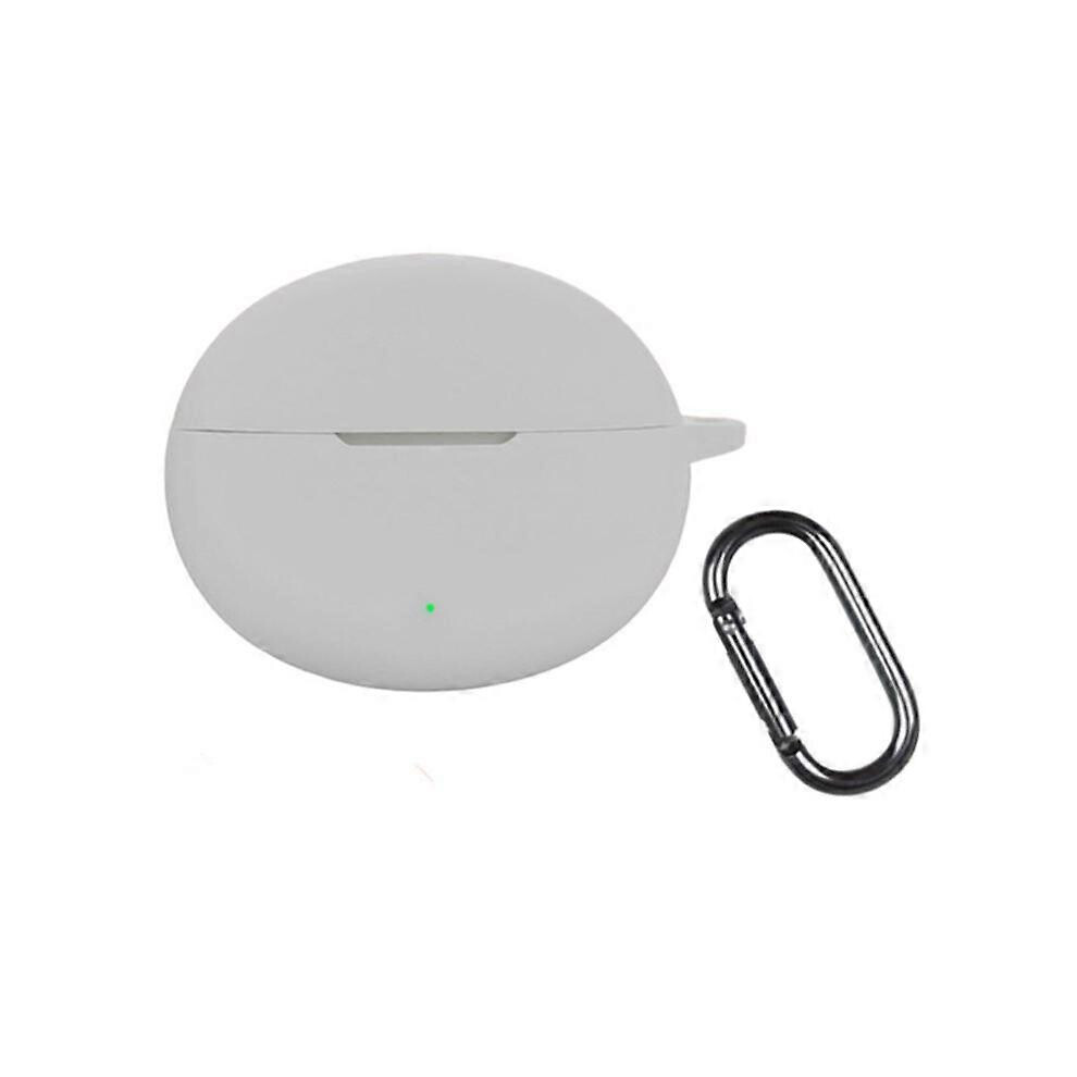 Wireless Earphone Case For Oneplus Buds 4 Shockproof Scratch Resistant With Lanyard Hole Gray 6901508029484