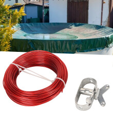 Sichern Sie das 45 Meter lange Pool-Abdeckkabel & die Winch-Kit für Aufstellpools