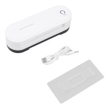 Multifunkční stanice pro dentální hygienu, dezinfekční box s UV světlem pro přístroje pro péči o ústní dutinu, elegantní bílý design
