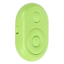 Télécommande sans fil pour appareil photo Bluetooth, bouton de déclenchement pour selfies, vert, pile CR2032