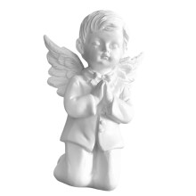 Figurine angélique décorative en résine,-Prière Ange Garçon