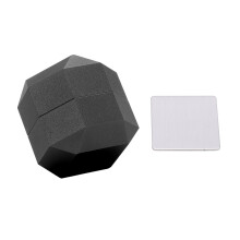 Portagesso ottagonale per biliardo, scatola magnetica in lega di alluminio di alta qualità per stecche da biliardo, protegge dall'umidità,