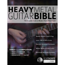 The Heavy Metal Guitar Bible by Rob Thorpe Paperback Book