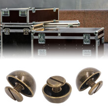 Punk Metal Rivets 100 Sets 10mm Round Head Alloy for Clothing Shoes Bronze