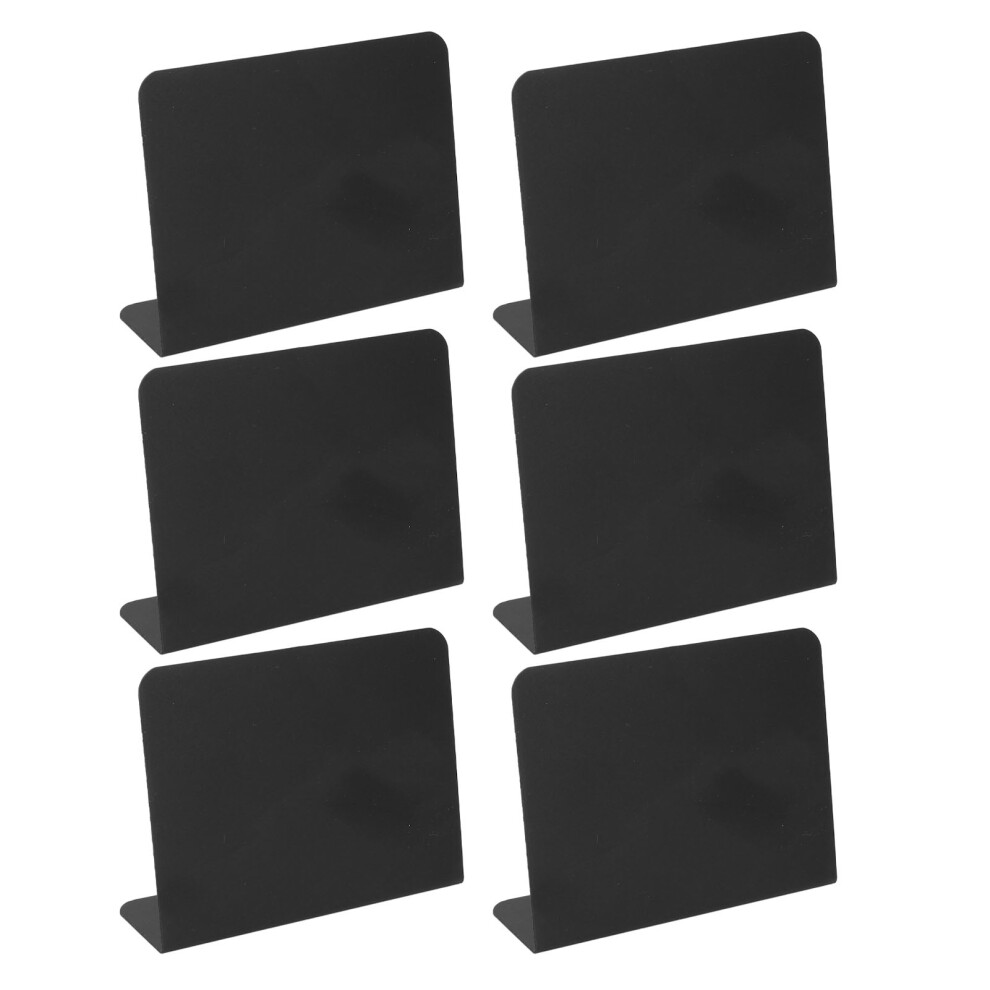 Black Reusable 20 Mini Chalkboards With Pen - Perfect For Labels & Tags
