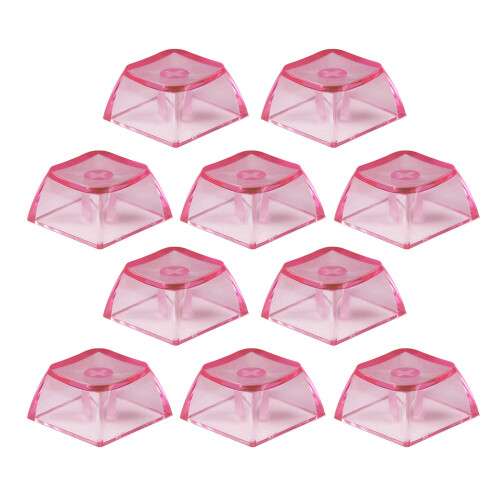 High Transparency Backlit Keycap XDA2 Height 9.3mm-Pink