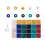 Clay Beads Bracelet Making Kits Letter Beads-Dark color system 1