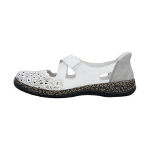 Sandali in pelle Rieker Massa - Bianco