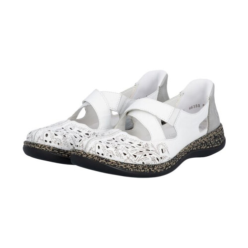 Rieker Sandales Cuir Rieker Massa - Blanc 2