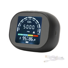 Infrared CO2Meter with Temperature and Humidity Display