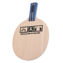 Racchetta da ping-pong in ontano blu a 5 strati, impugnatura penhold
