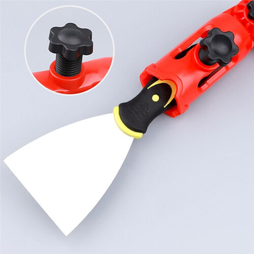 Multi-Angle Paint Brush Extender, Extension Pole Attachment Holder for Paint Brush,Roller, Secure Handle Grip 1