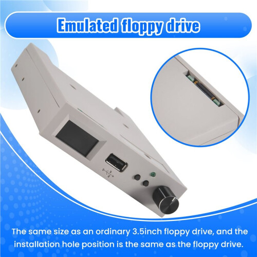 SFRM44-U100LQD-435 Floppy Drive Emulator with OLED Screen & Rotary Encoder OLED Flash Floppy Drive 2