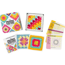 50 Stuks Mix & Matchs Design The Granny Square-Kaartspellen, Breiset voor Volwassenen