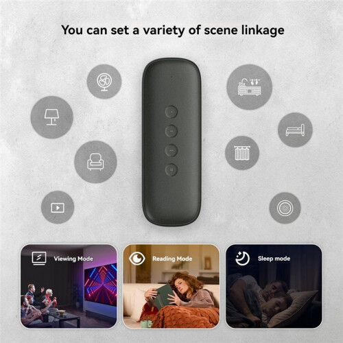 Tuya ZigBee  Scene  4 Button Wireless   Button Controller for Light Strip Curtain Motor  Home 1