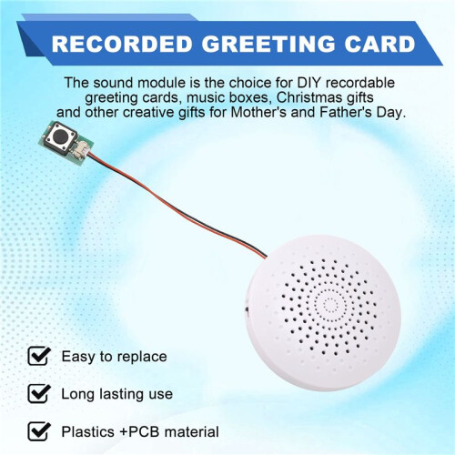 8MB USB Sound Module Box Can Record Rechargeable Speaker with MP3 Audio Playback Function Keyboard Version 2