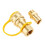 1/2 Inch Solid Brass Gas Propane Quick Connect Disconnect Fitting Connector Adapter 1
