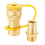 1/2 Inch Solid Brass Gas Propane Quick Connect Disconnect Fitting Connector Adapter 4